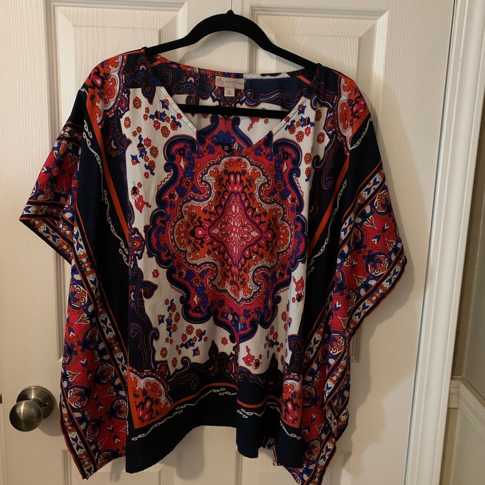 Women's Multicolor Bohemian Top